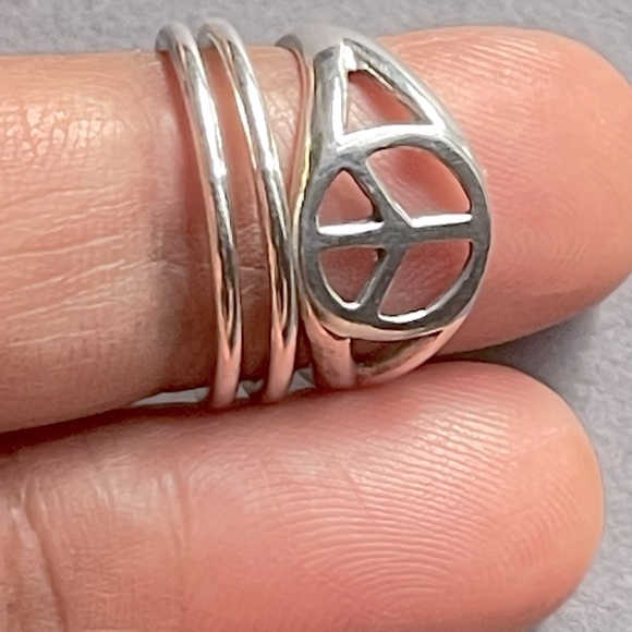 Silpada sterling silver toe rings/Set of two/O2030/O0961 - Picture 6 of 7